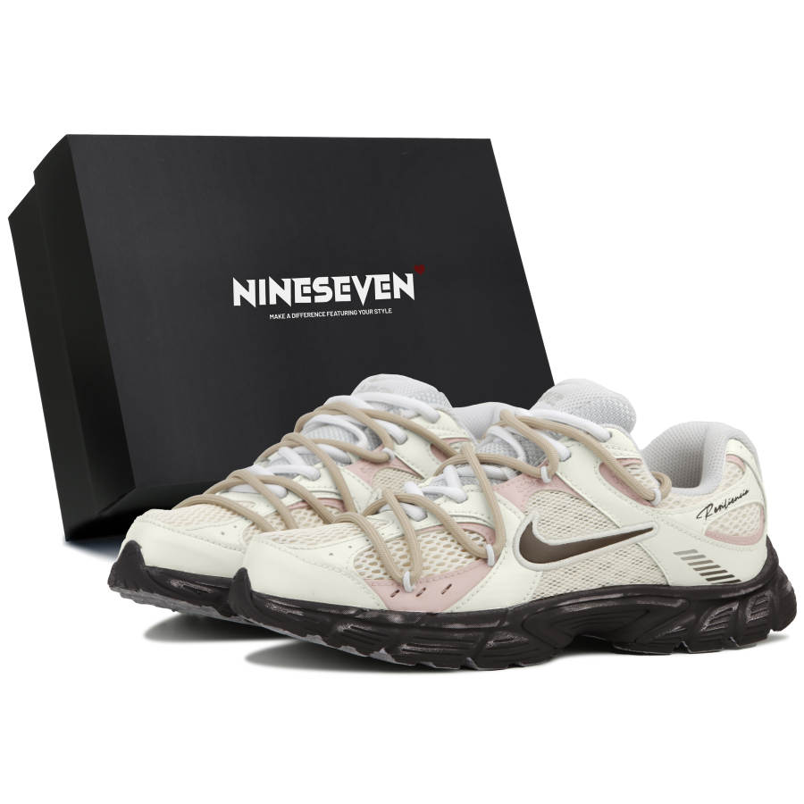 Nike Nike V5 RNR Abrasion Resistant Slip Resistant Low top Kids' Running Shoes Beige Teenagers