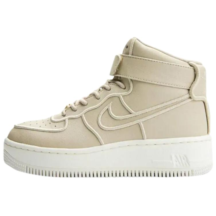 Nike Nike Air Force 1 High top Skateboard Shoes Women's Beige