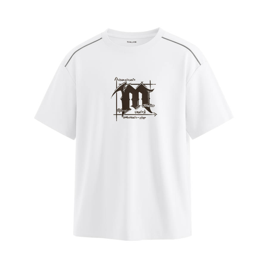 Tonlion T Shirts Unisex Crew Neck Moderate Straight Fit
