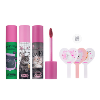 FLORTTE Quirky Emilia Milk Cake Lip Stain Velvet Easy to blend 2.3g*3