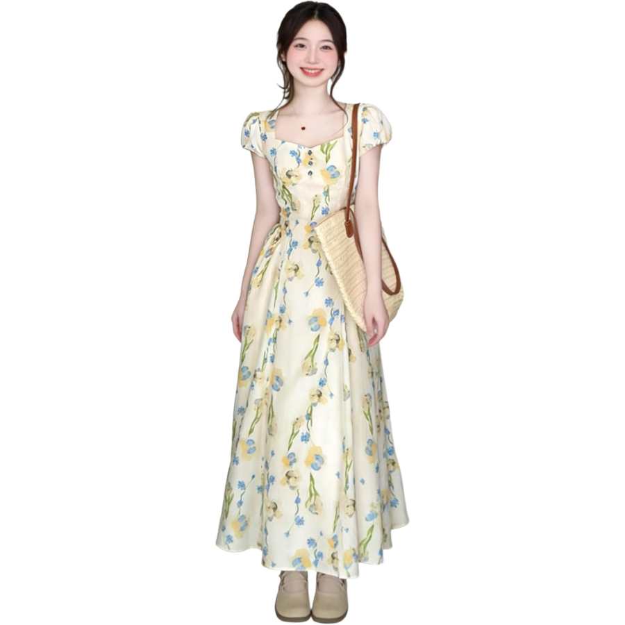 VENICEW Short Sleeved Dress Women's
