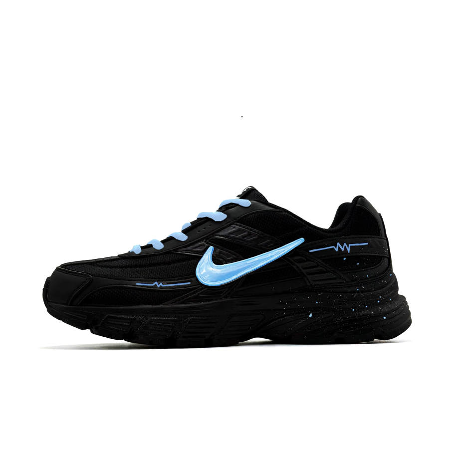 Nike Nike Initiator Mesh Low top Casual City Commuting Training Running Shoes Unisex Black Blue
