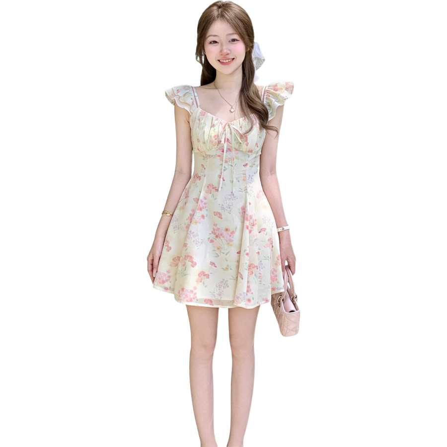 VENICEW Short Sleeved Dress Women's