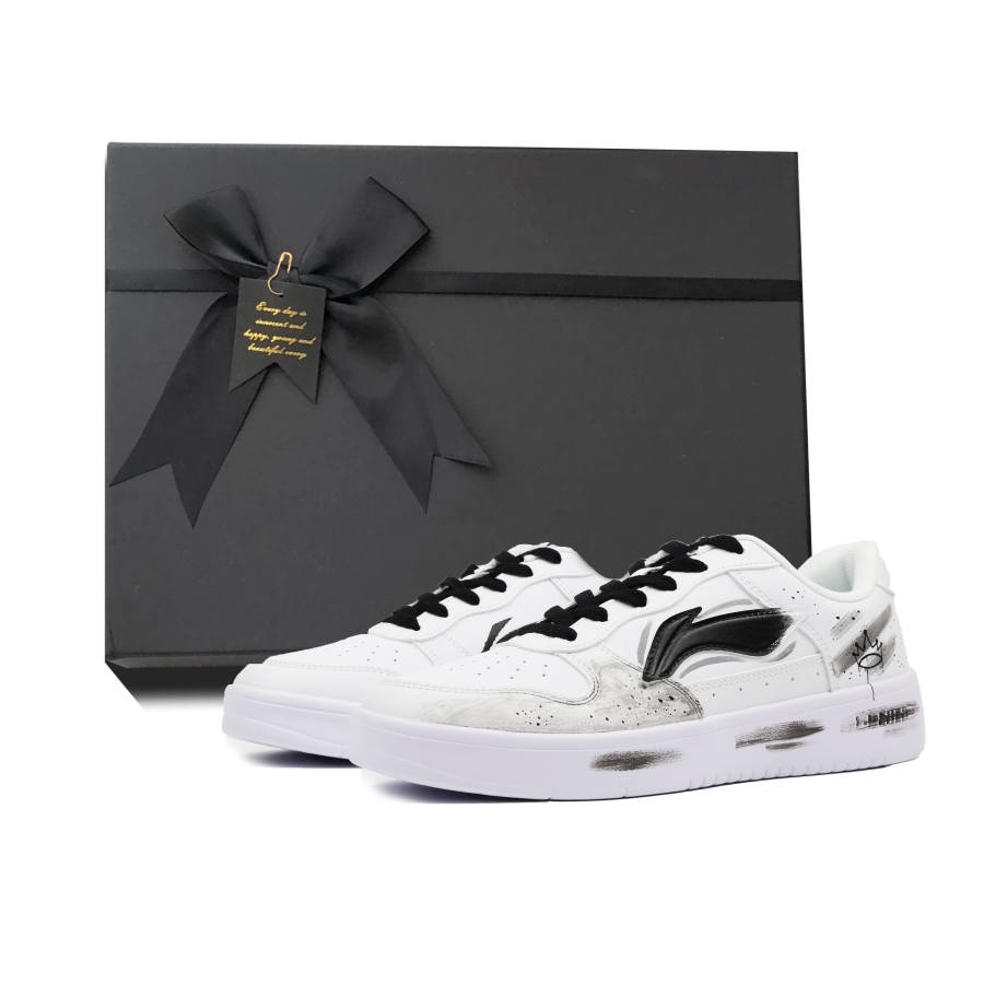 Li-Ning Li Ning Floating Boat Dark Night Starry Sky Coverage Slip Resistant Balance Abrasion Resistant Low top Skateboard Shoes