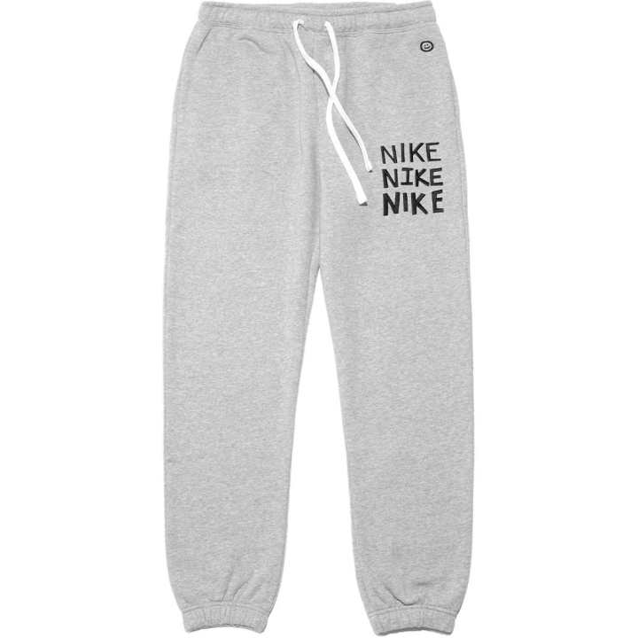 Nike Nike Knitted Sweatpants Men's Gray Moderate Cuffed Pants