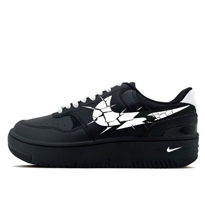 Nike Nike Gamma Force Mist Flash Synthetic Leather Abrasion Resistant Low top Skateboard Shoes Women's Black