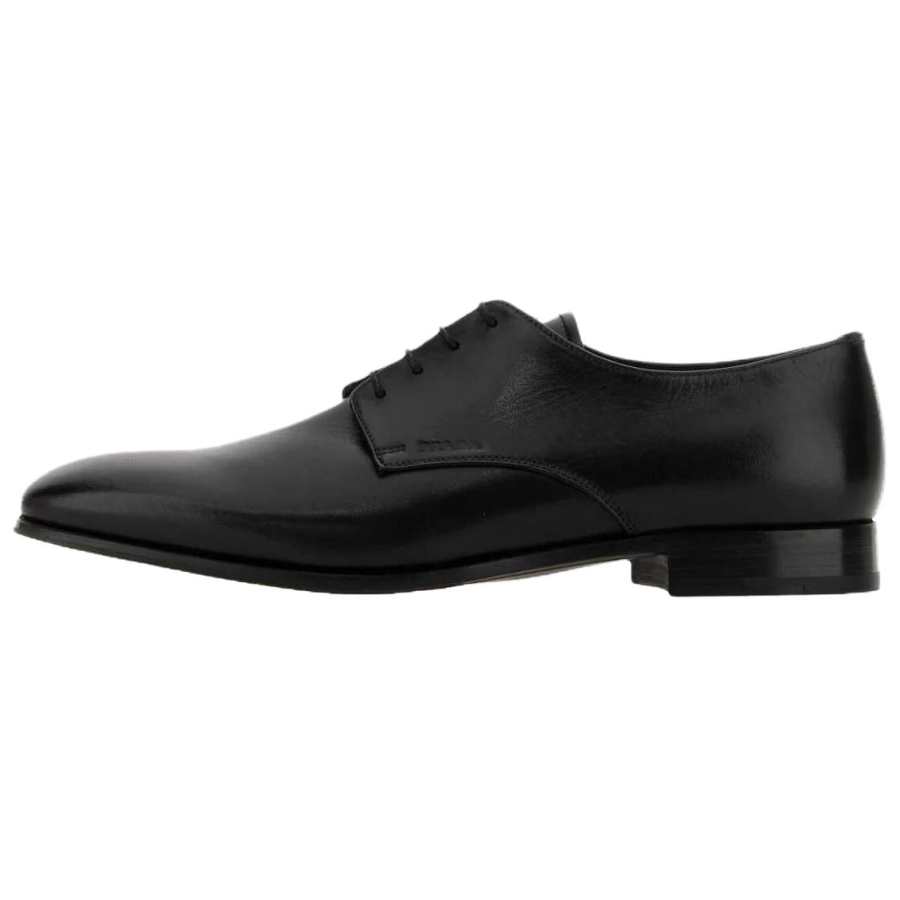 PRADA PRADA Sheepskin Dress Shoes Men's Black