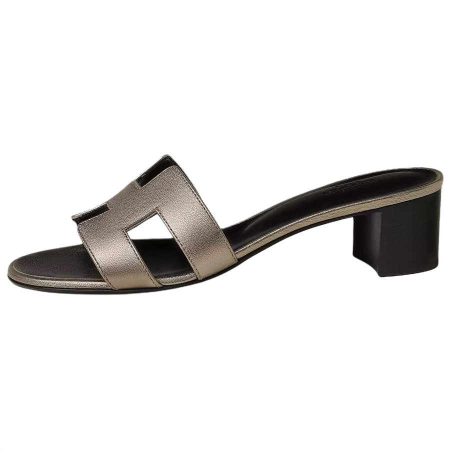 HERMES HERMES Oasis Slide Slippers Women's Champagne