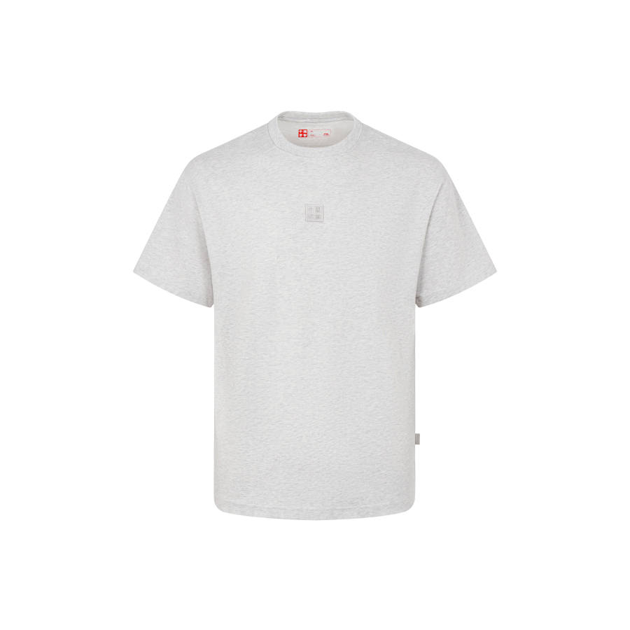 Li-Ning Li Ning Casual T Shirt Unisex Heather Gray Waterdrop Gray