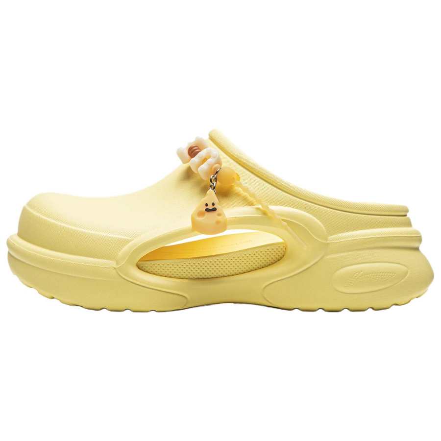 Li-Ning Li Ning Sports Lifestyle, Capsule Toy Shoes EVA Clogs Unisex Pineapple Yellow