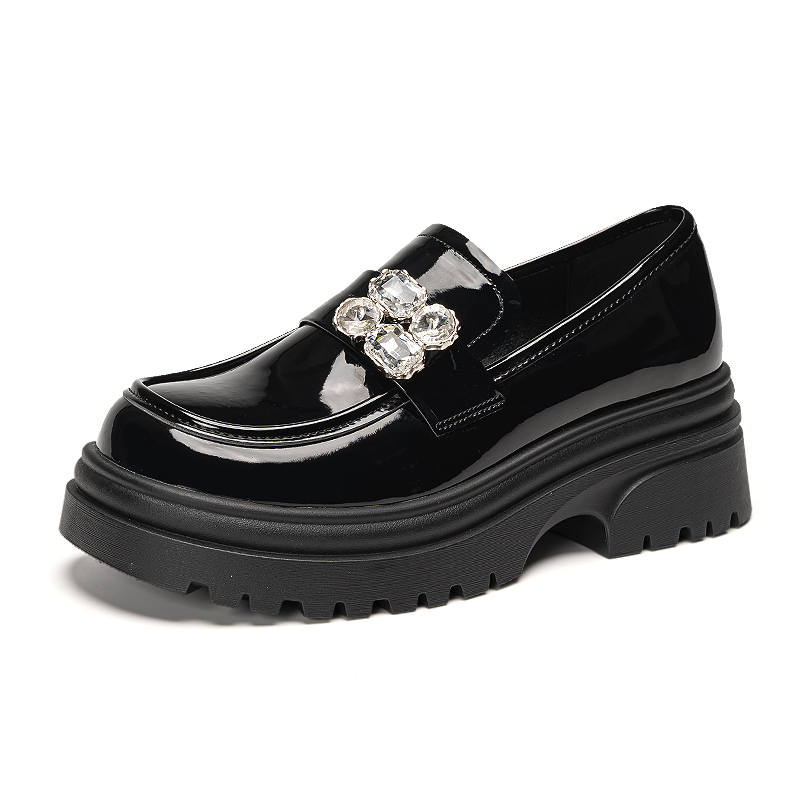 WARRIOR Warrior Loafers 5.5cm Women's Black