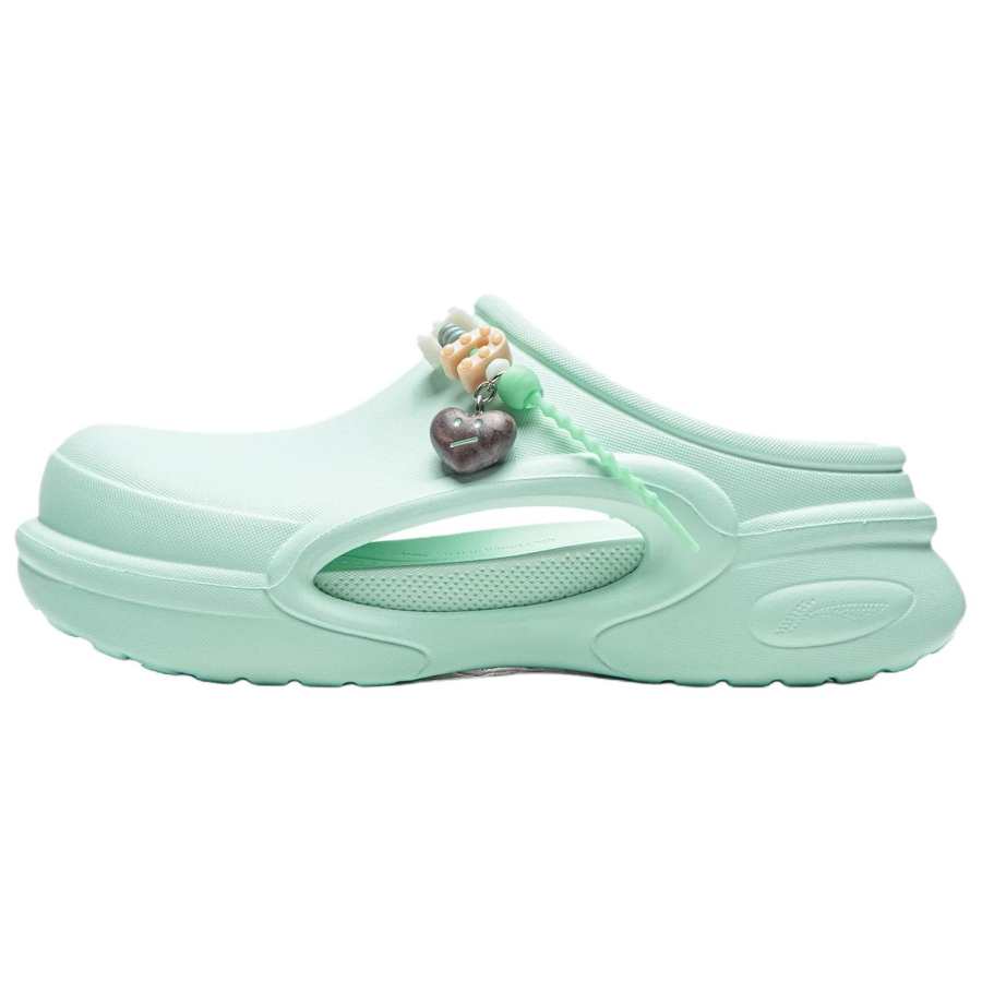 Li-Ning Li Ning Sports Lifestyle, Capsule Toy Shoes EVA Clogs Unisex Floating Aqua Green