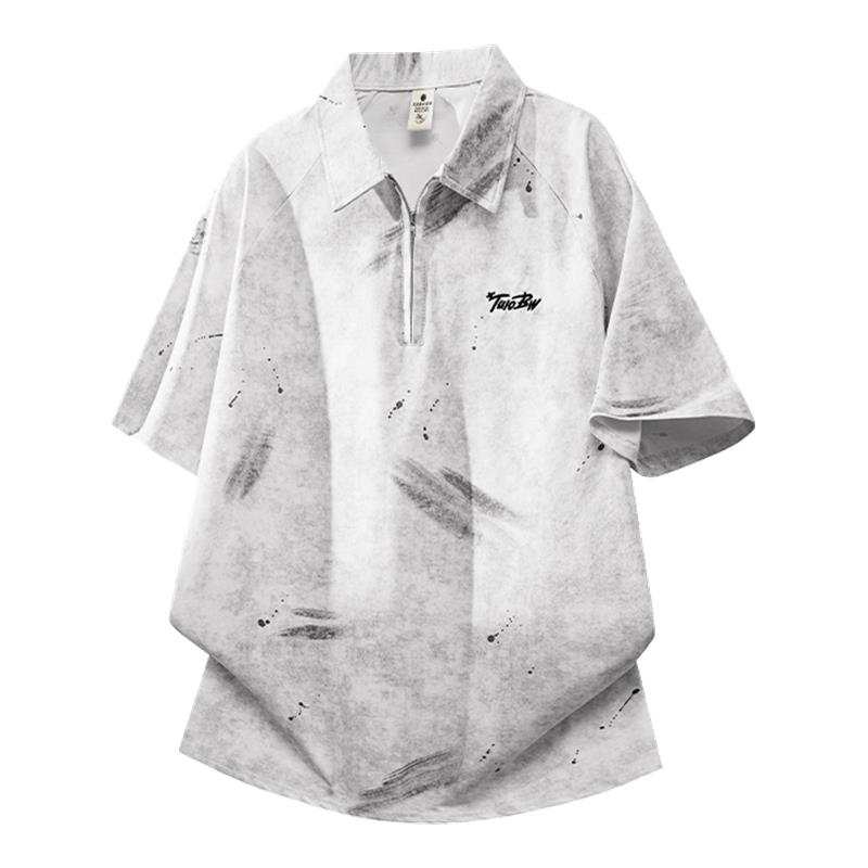 Sugarfunk Polo Shirts Men's Polo Collar Moderate Straight Fit