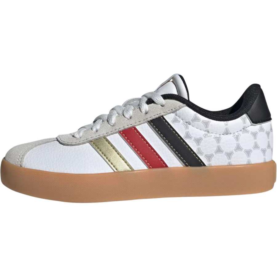 Adidas Adidas VL COURT 3.0 Slip Resistant Low top Kids' Skateboarding Shoes White Kids'
