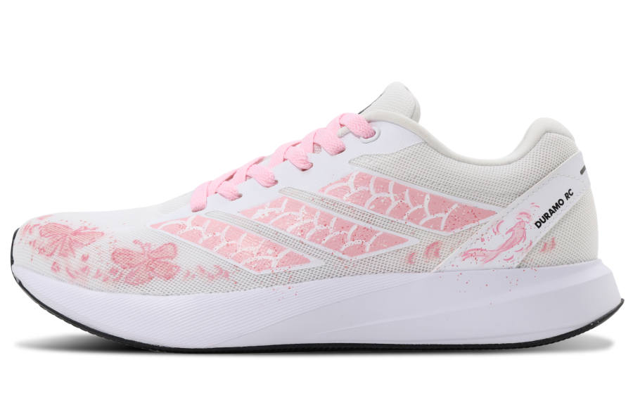 Adidas Adidas Duramo RC Mesh Cushioning Abrasion Resistant Low top Running Shoes Unisex White