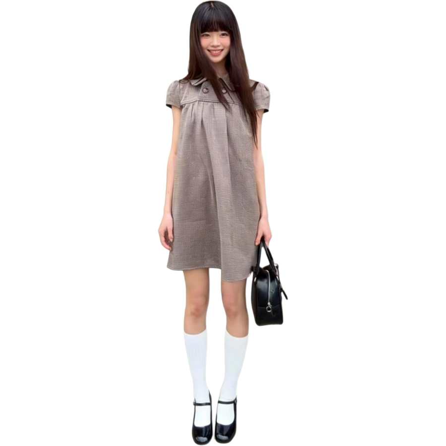 VENICEW Short Sleeved Dress Women's