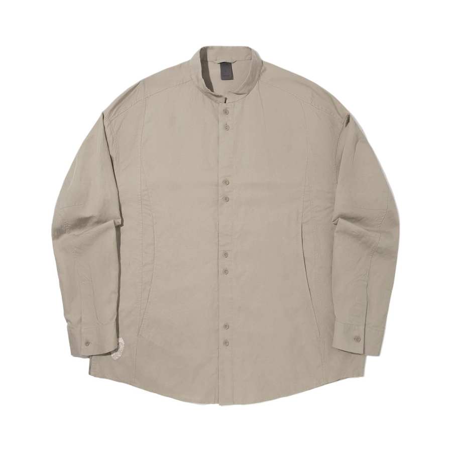 Li-Ning Li Ning Shirts Men's Coffee Foam Umber Lapel Moderate Shirt