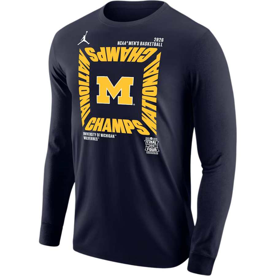 Jordan Jordan Michigan (Men's Team) Men's Jordan College Long-Sleeve T-Shirt