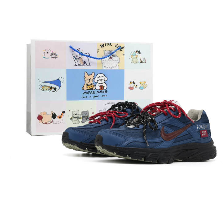 Nike Nike Initiator Breathable Support Low top Casual Running Shoes Men's Blue
