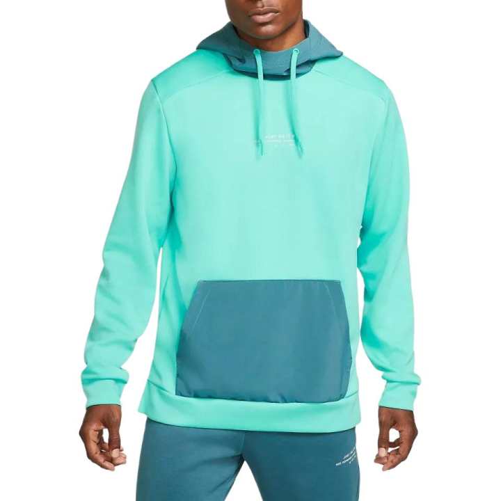 Nike Nike Dri Fit Sweatshirts Men's Green Hooded Non Detachable Moderate