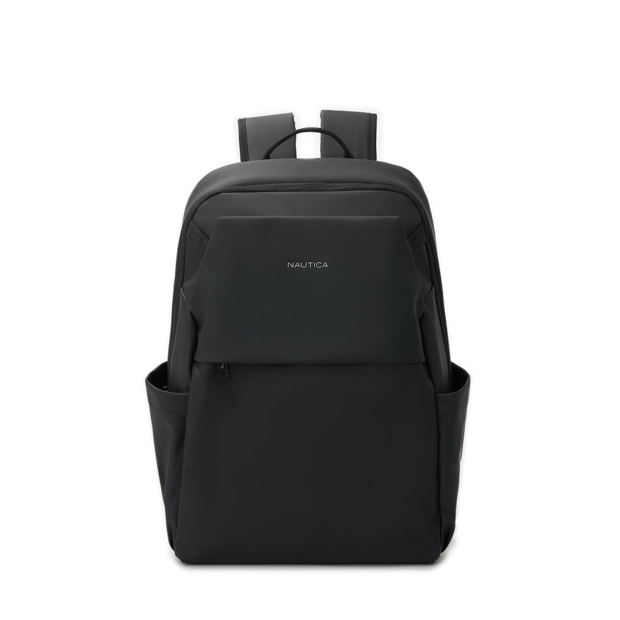 NAUTICA Synthetic Leather Backpack Regular Unisex Black/Gray/Blue/Green
