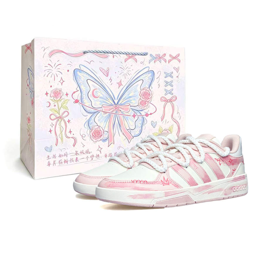 Adidas Adidas COURTBEAT Milk Puff Low top Skateboard Shoes Unisex