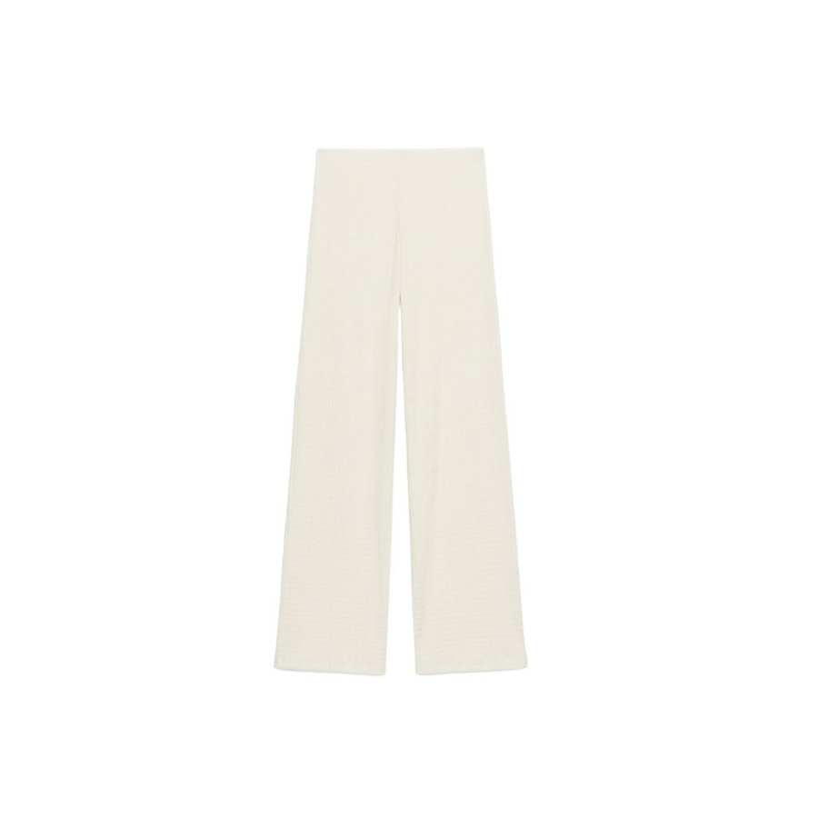 ZARA Casual Pants Women's White Moderate Straight Fit Pants