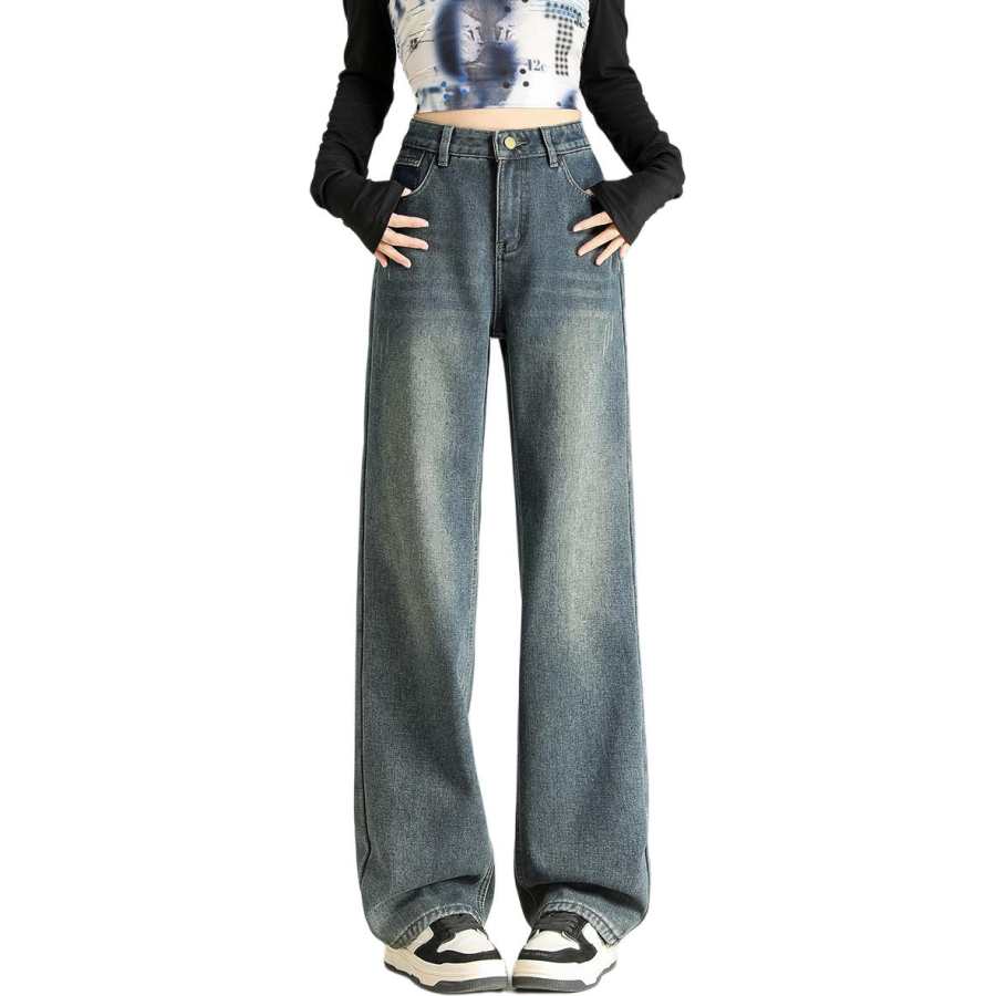 Tonlion Jeans Women's Moderate Straight Fit Pants