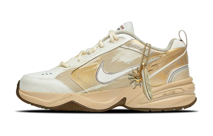 Nike Nike Air Monarch 4 Sunset Catcher Low top Chunky Sneakers Men's Beige Yellow