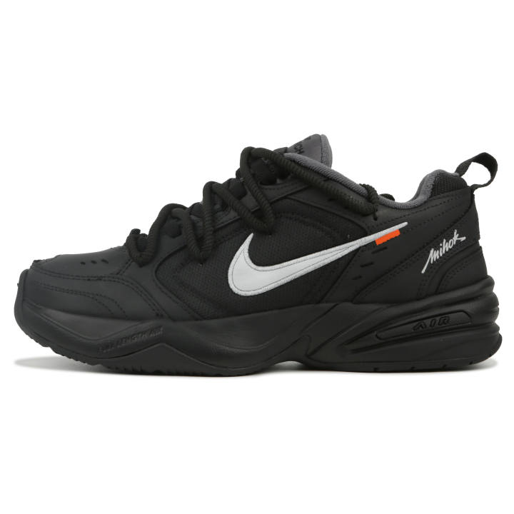 Nike Nike Air Monarch 4 Cushioning Slip Resistant Low top Casual Shoes Men's Black