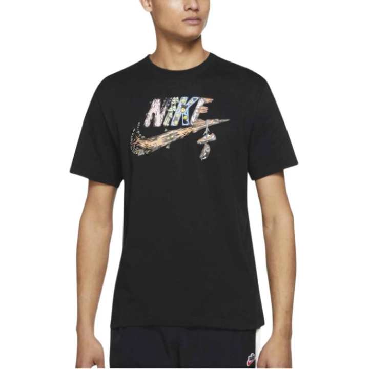 Nike Nike Sportswear T Shirts Men's Black Crew Neck