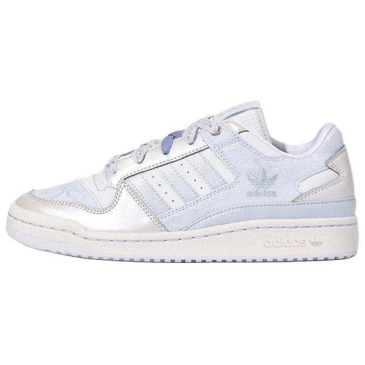 Adidas Originals FORUM Low top Skateboard Shoes Women's White Blue