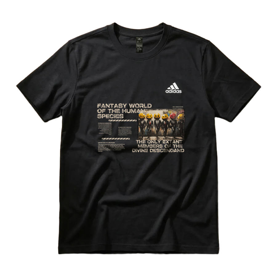 Adidas Adidas T Shirts Unisex Black Crew Neck Moderate