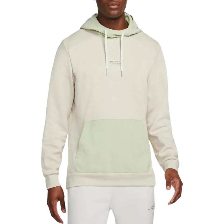 Nike Nike Dri Fit Sweatshirts Men's Beige Hooded Non Detachable Moderate