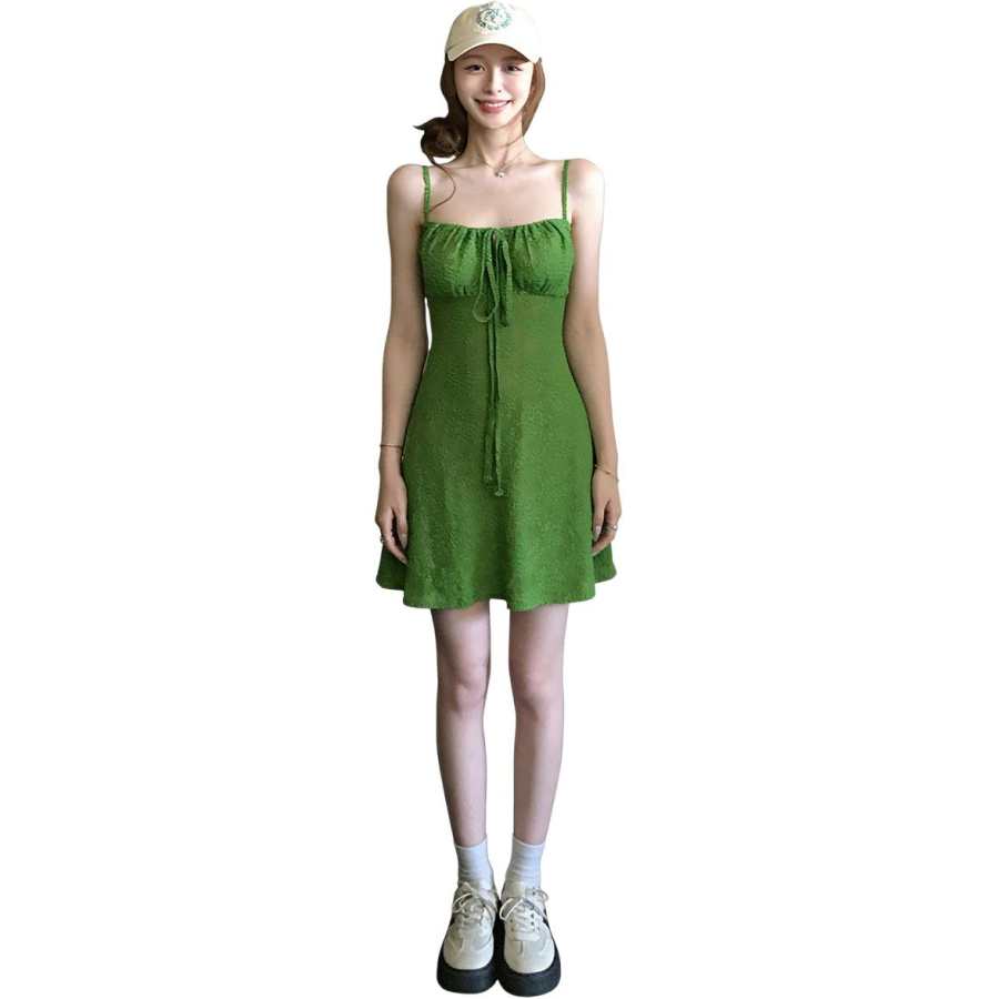 JBBCN JBBCN Slip Dresses Women's Square Collar Moderate Short