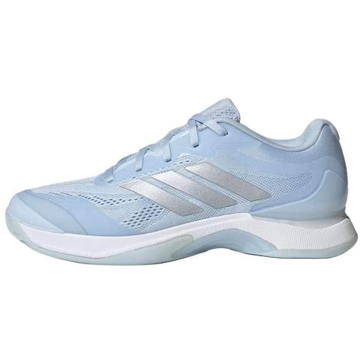 Adidas Adidas Avacourt 3 Abrasion Resistant Breathable Support Rebound Low top Tennis Shoes Women's Blue Silver