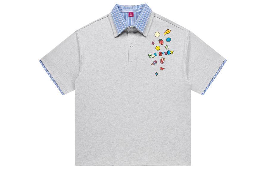 Disney Polo Shirts Unisex Polo Collar Moderate Straight Fit