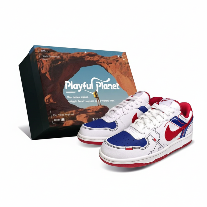 Nike Nike Big Low top Skateboard Shoes Men's White