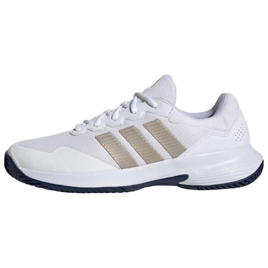 Adidas Adidas Tennis Gamecourt 2 'Cloud White Cyber Metallic Dark Blue'