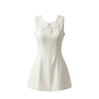 MTHE Sleeveless Dresses Women's Ecru Moderate