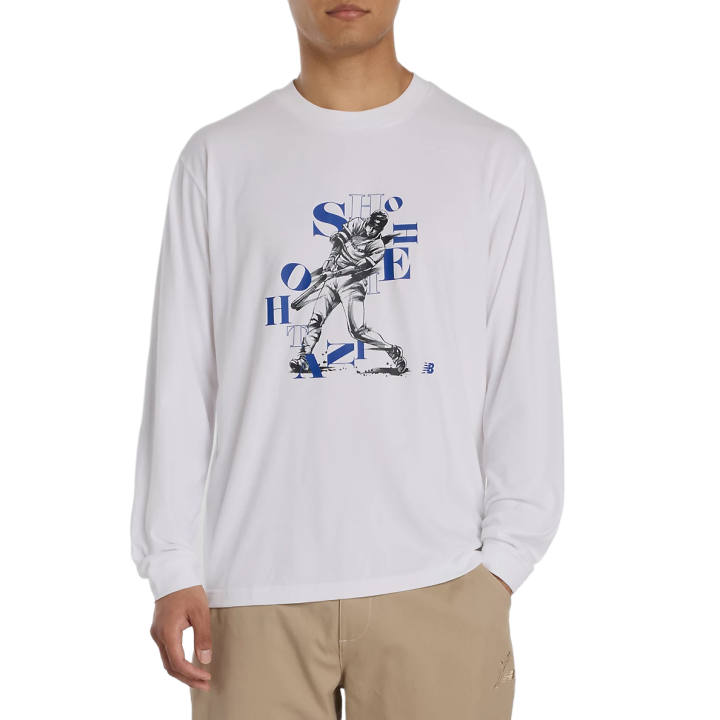 New Balance New Balance T Shirts Men's White Crew Neck Moderate