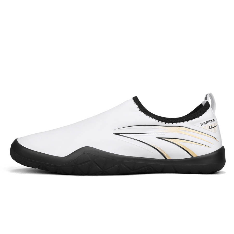 WARRIOR Casual Shoes Men's Low Top White Black, Black Silver, Beige Coffee