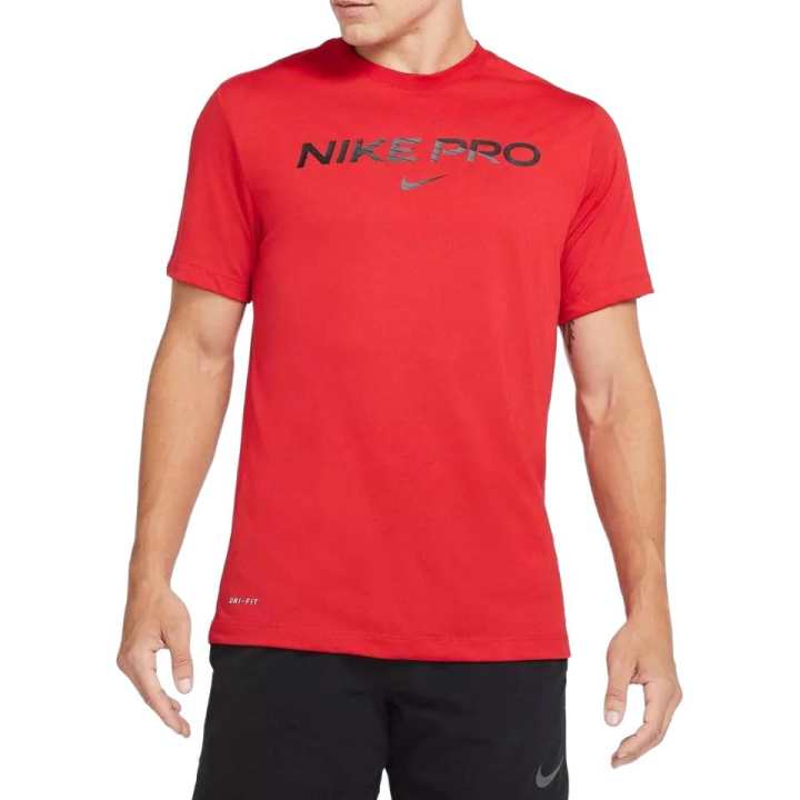 Nike Nike Pro T Shirts Men's Red Crew Neck