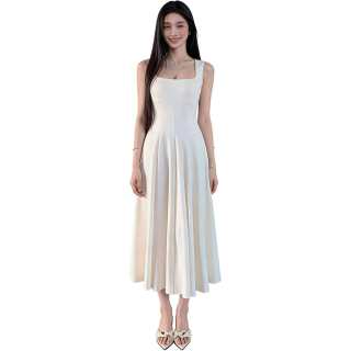 JBBCN Slip Dresses Women's Square Collar Moderate Long