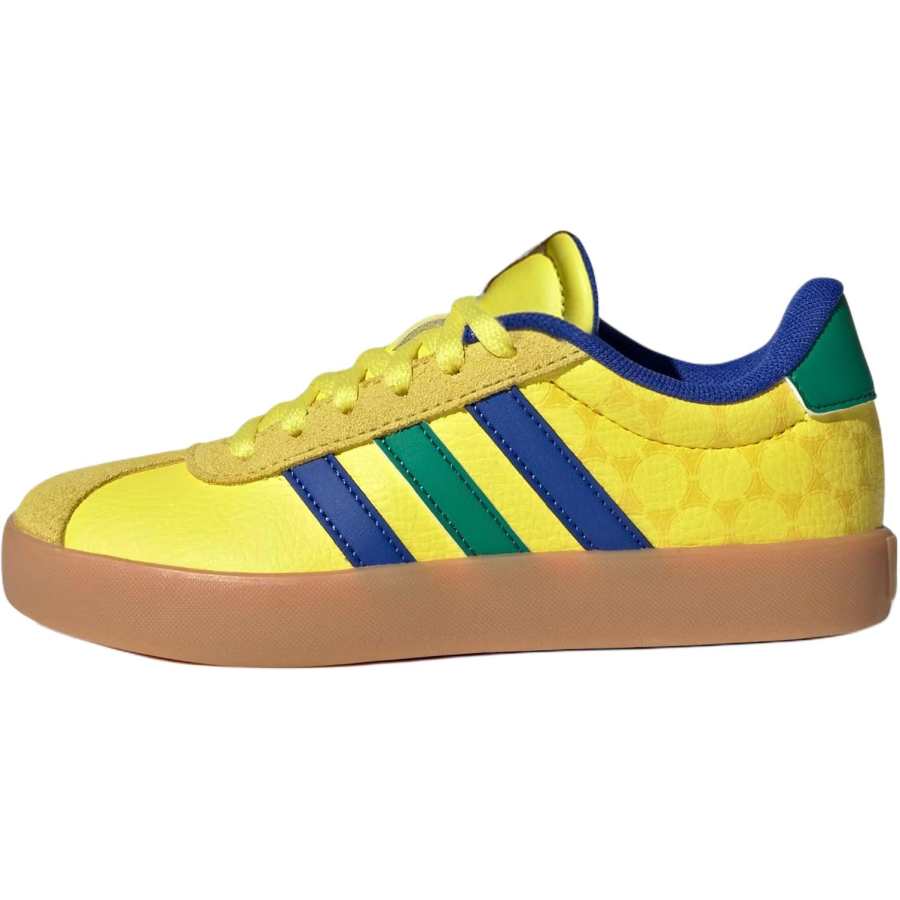 Adidas Adidas VL COURT 3.0 Slip Resistant Low top Skateboard Shoes Yellow Kids'