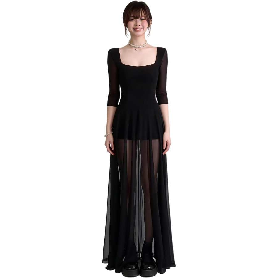 VENICEW Long Sleeved Dress Women's