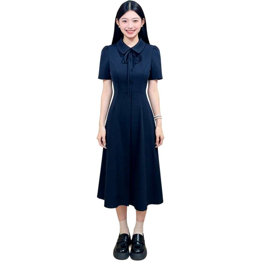 VENICEW Short Sleeved Dress Women's