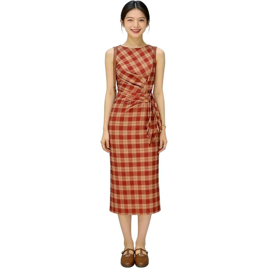 VENICEW Sleeveless Dress Women's