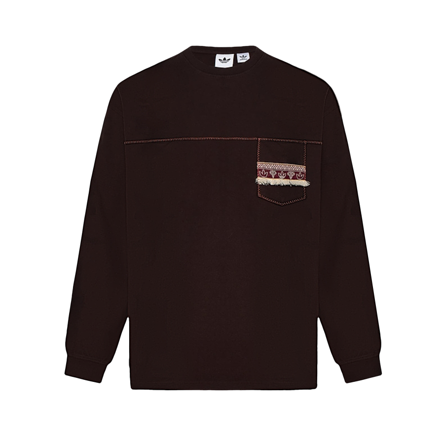 Adidas Originals T Shirts Men's Brown Crew Neck Moderate