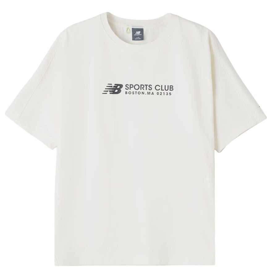 New Balance New Balance T Shirts Men's CIC White Crew Neck Moderate